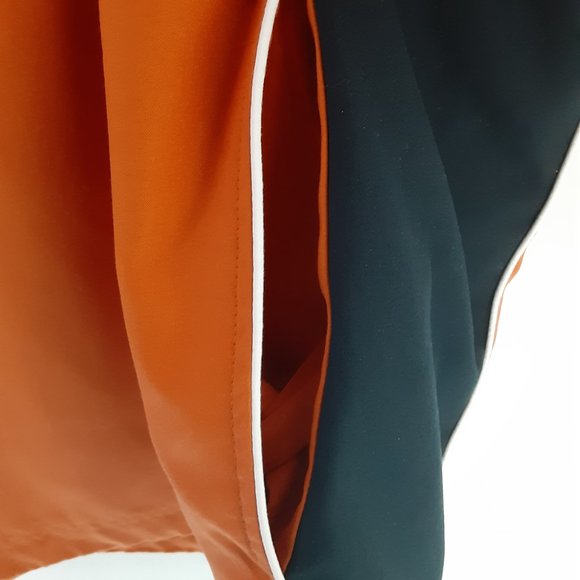 CALLAWAY MEN'S GOLF PULLOVER SHIRT | Size L | 1/4 Zip | Orange w/Black Stripe - Picture 6 of 14